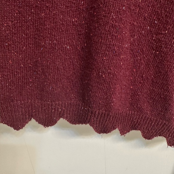 Skies Are Blue Syndee Scalloped Hem Pullover - Picture 3 of 4